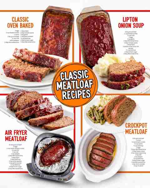 Four ways to turn MEATLOAF Into a crave-worthy dinner everyone will love!! 1️⃣ CLASSIC OVEN BAKED ME...