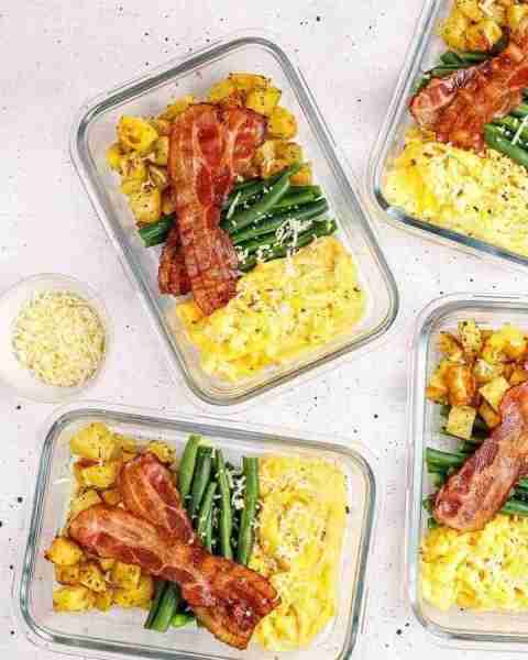 I’m soooo OBSESSED with Breakfast Bowl #MealPrep! Not only saves time, but also guarantees I will ac...
