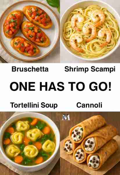🥖 Bruschetta A classic Italian appetizer bursting with freshness! Crispy toasted bread topped with...