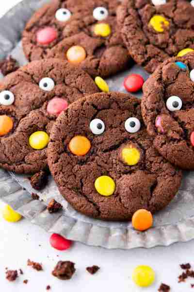 😍 Halloween Monster Cookies 🍪 Get RECIPE in first comment below 👇