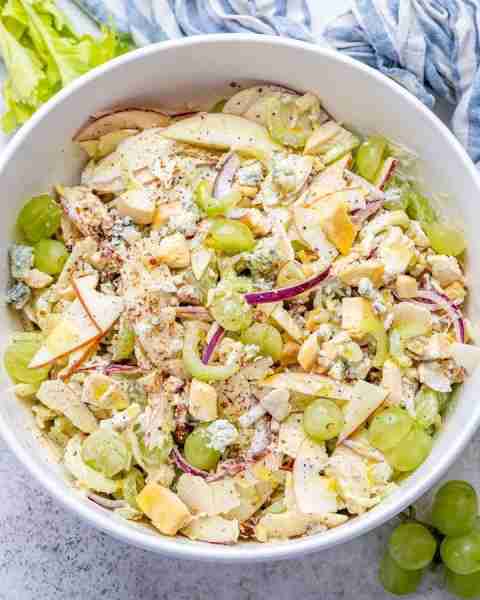 Our Waldorf Chicken Chopped Salad is a super tasty protein-packed meal that's ready fast. With a de...