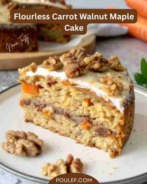 This flourless carrot walnut maple cake is a wholesome and warmly spiced treat. This incredibly mois...