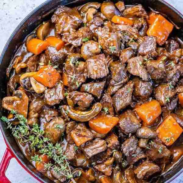 Say YES to trying our mouthwatering Braised Beef & Mushrooms recipe for dinner this week! 🥰 While t...