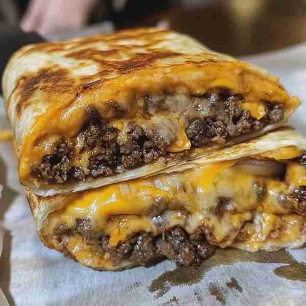 Cheesy Beef Quesadilla Recipe: Ingredients: 1 lb ground beef 1 small onion, finely chopped 1 tsp gar...