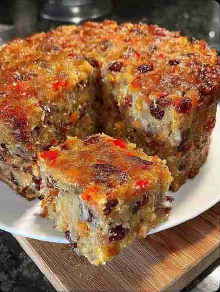 “My great aunt used to bake this fruit cake every Christmas in Tennessee, and the smell of it coming...