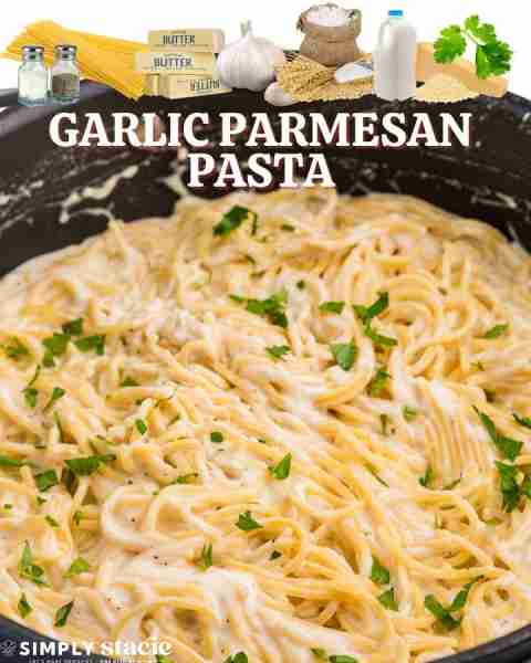 Garlic Parmesan Pasta - Creamy, garlicky, and oh-so comforting! 🍝✨