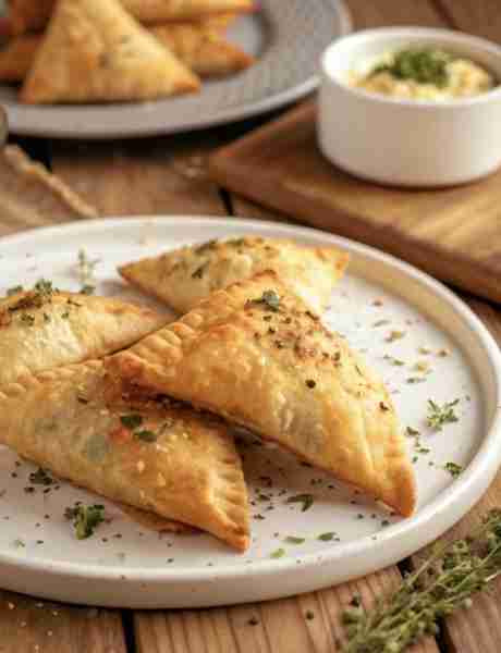 Cretan Kaltsounia with Wild Greens 🌿 Crispy on the outside, soft and aromatic inside — filled with...