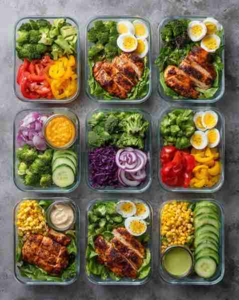9 Healthy Chicken Salad Meal Prep Ideas for the Week Ingredients Avocado slices – creamy, healthy fa...