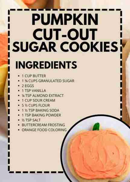 These pumpkin cut-out cookies are a fall twist on a classic sugar cookie. Their cute pumpkin shapes...