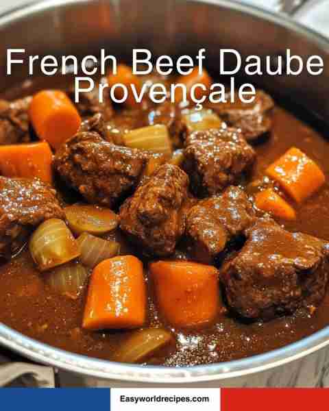 🇫🇷 FRENCH BEEF DAUBE PROVENÇALE — get the recipe below ❤️