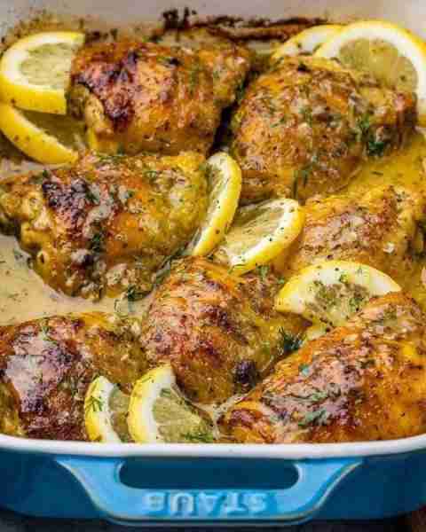 Greek Inspired Lemon Chicken Truly couldn’t be simpler to prepare!