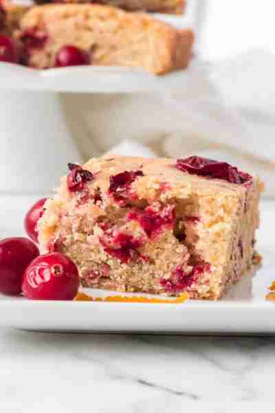 🍊 Cranberry Orange Blondies 😍 Get RECIPE in first comment below 👇