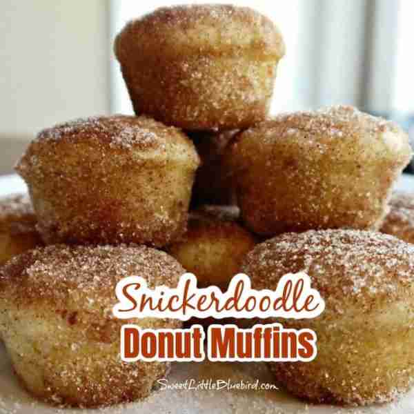 Snickerdoodle Donut Muffins! 💖 They disappear quickly, so make sure you get one before everyone els...