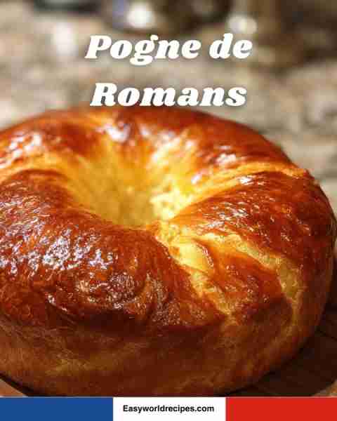 🥯 Pogne de Romans Traditional brioche from Romans-sur-Isère, flavored with orange blossom 🌸. Ingre...
