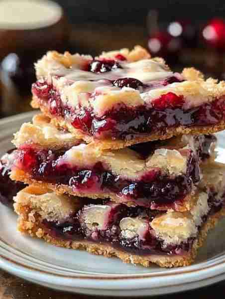 "These bars are simply delicious! I make them every year for my birthday using cherry pie filling. T...