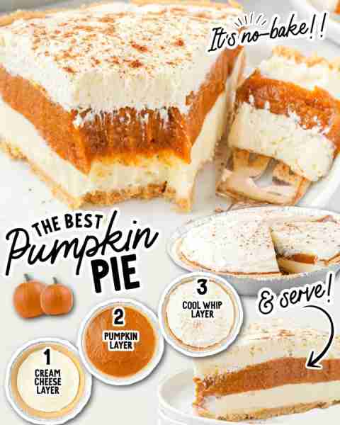 Bring the pumpkin magic to your holiday table—no oven required! 🍁 Ingredients 🎃4 ounces cream chee...