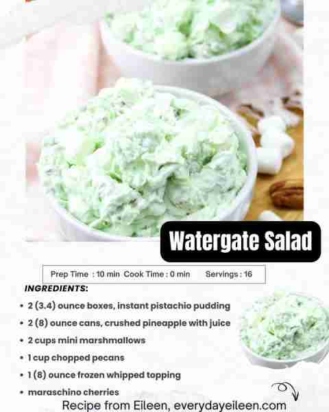 Classic comfort food, Watergate Salad!