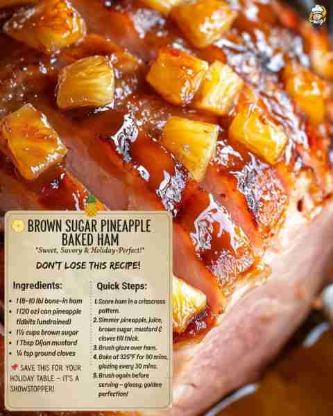 The smell of brown sugar and pineapple baking in the oven always meant Christmas was near. 🍍💛 That...