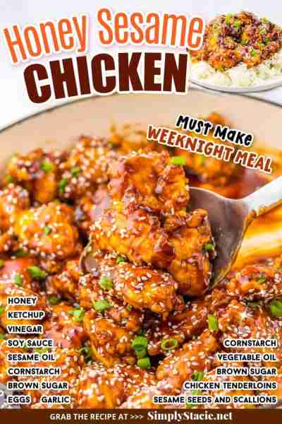 Ready in just 30 minutes, Honey Sesame Chicken is a must-make weeknight meal that's better than take...
