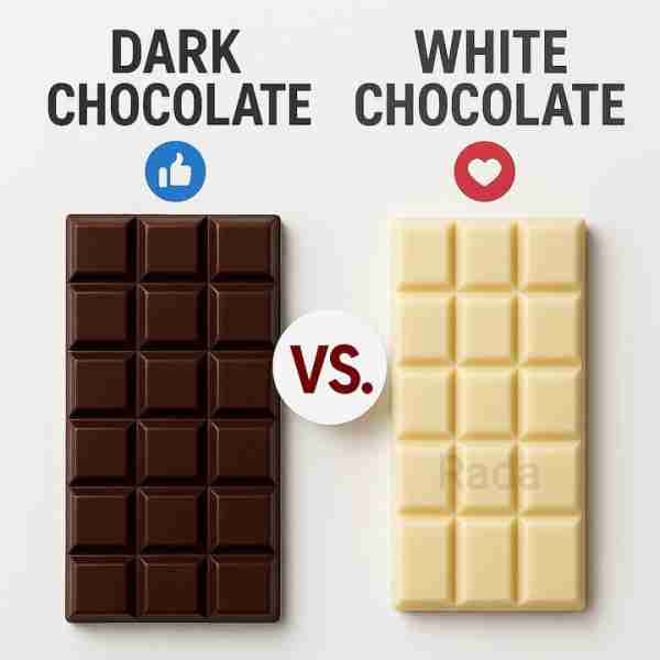 🍫 Dark Chocolate: Dark chocolate is rich, bold, and slightly bitter, made with a higher cocoa conte...