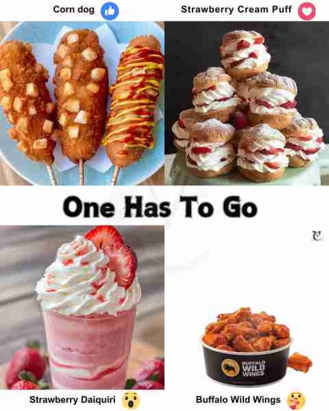 Strawberry Daiquiri 🍓🍹 Corn Dog 🌭✨ A nostalgic favorite, the corn dog is a golden, deep-fried ho...